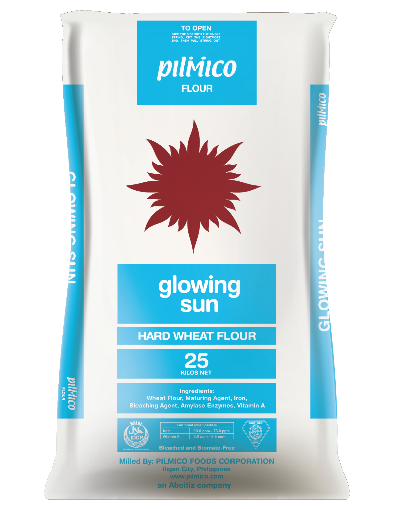 Pilmico Flour Sack 2018 - Glowing Sun Hard Wheat Flour 25kg