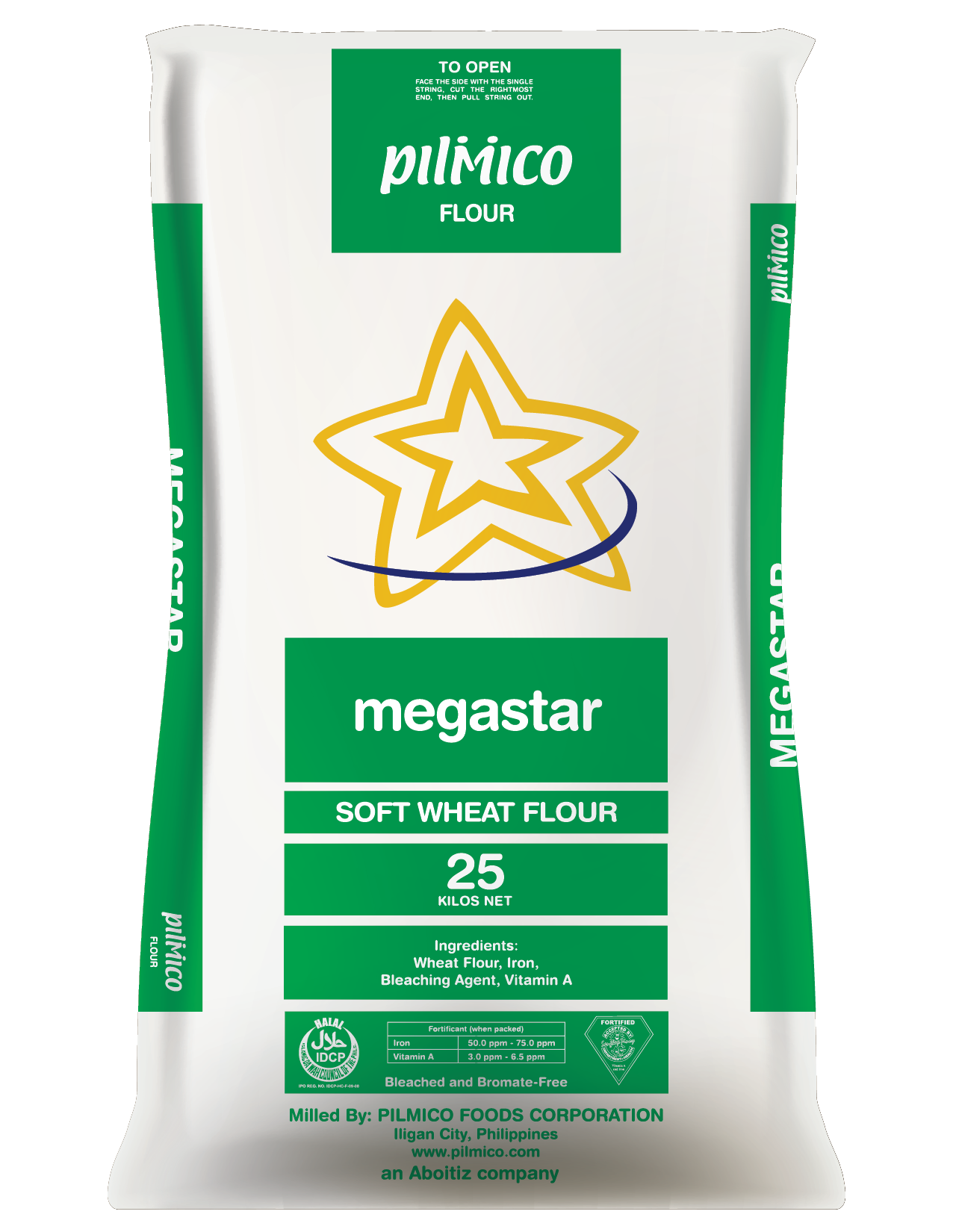 Pilmico Flour Sack 2018- Mega Star Soft Wheat Flour 25kg