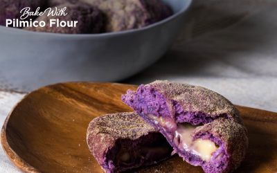 Bake with Pilmico Flour: Ube Cheese Pandesal