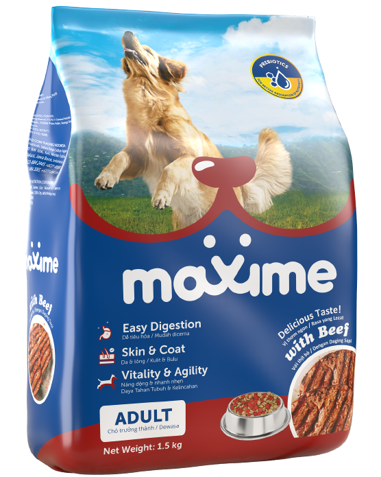 Maxime Dry Dog Food – Adult Beef Flavor