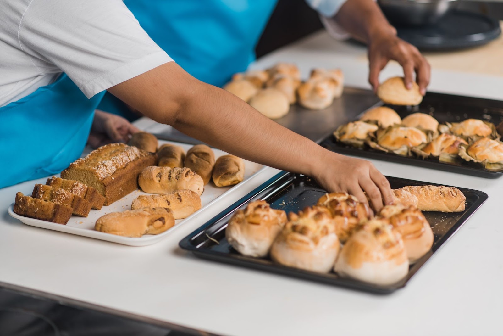 Pilmico baker with bread