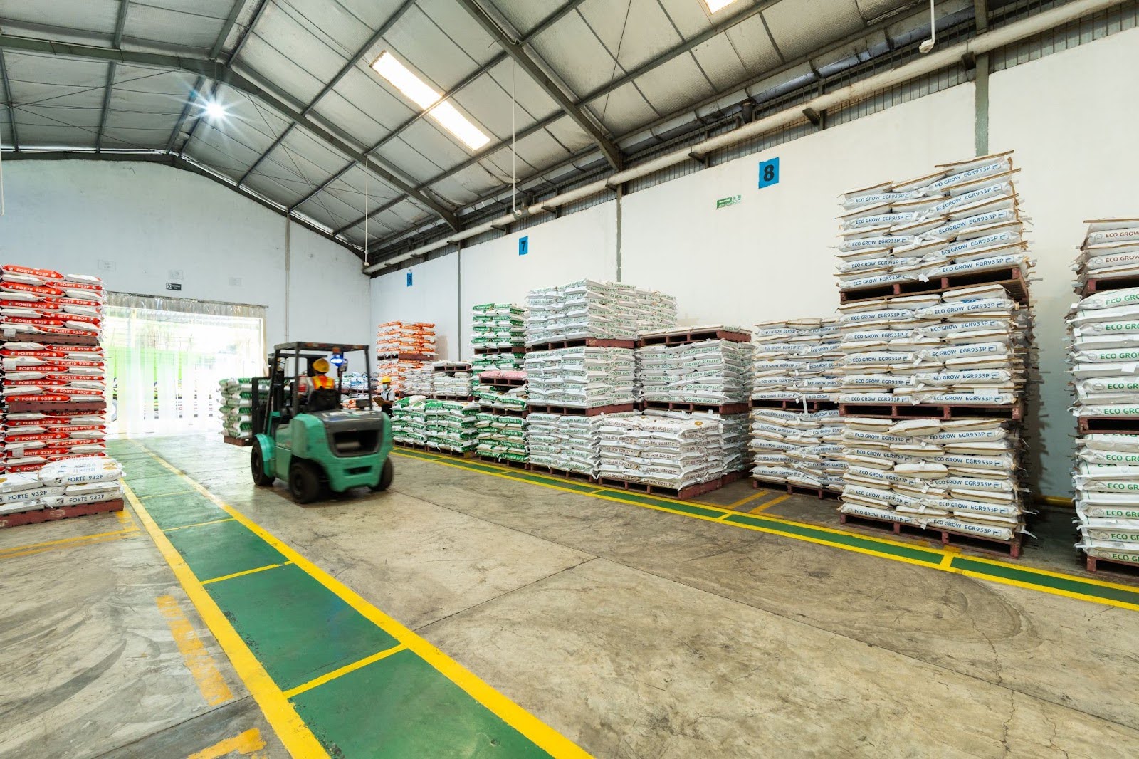 Inside Gold Coin Lampung feeds warehouse