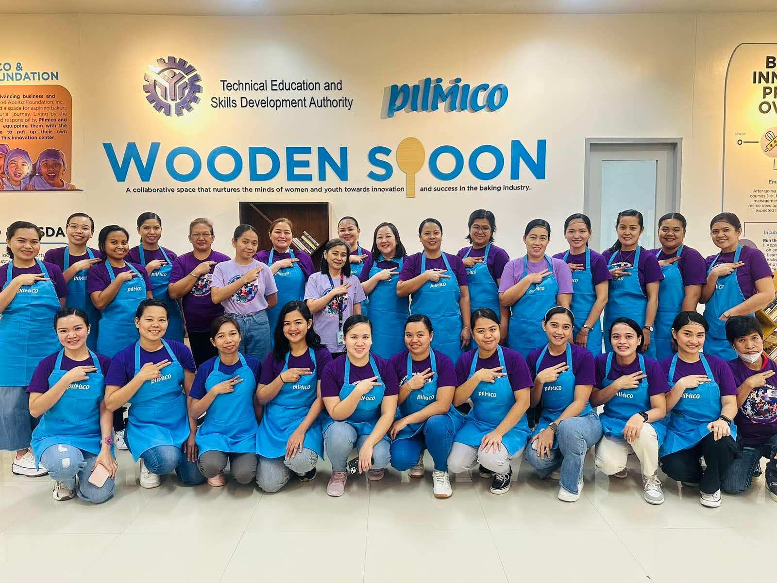 Pilmico with Coast Guard personnel at TESDA
