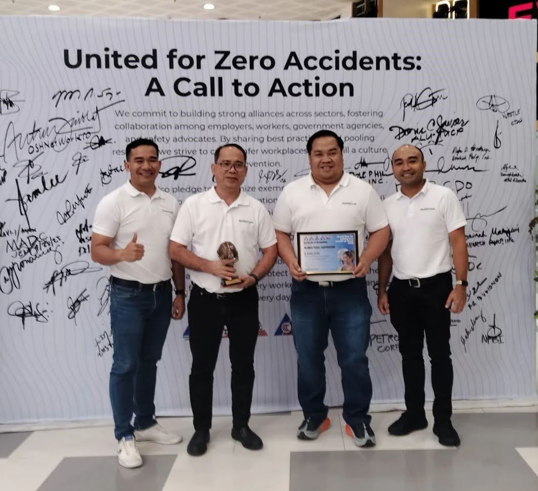 DOLE Region 10 recognizes Pilmico Iligan for achieving 2.6 million safe man-hours with zero lost time incidents during the World Day for Safety and Health at Work 2025 celebration in Cagayan de Oro City